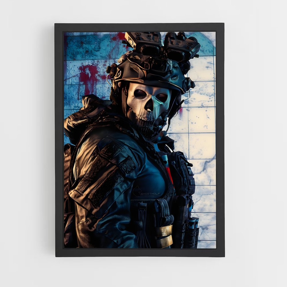 Poster Opération Fantôme – affiche Call of Duty (vue 2)